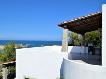 terrazza panoramica appartamento vista mare a vieste trilocale 6 posti serie V