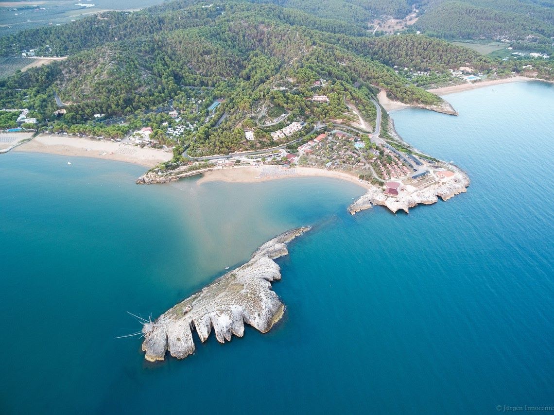 Foto aeree dell'Isola La Chianca Vieste