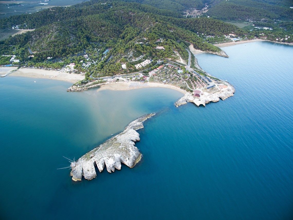 Foto aeree dell'Isola La Chianca Vieste